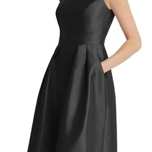 Cap Sleeve Pleated Cocktail Dress with PocketsAlfred Sung - size 10
